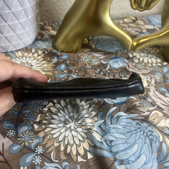 Vintage Buxton Triple Frame Coin Purse And Kiss-lock Vintage Black Coin Purse - Picture 13 of 16